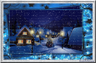 winter night - Darmowy animowany GIF