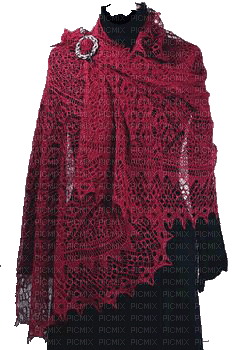 Burgandy shawl - Бесплатный анимированный гифка