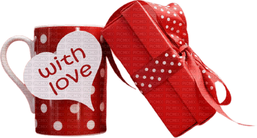 Cuo Love Text Box Red - Bogusia - gratis png