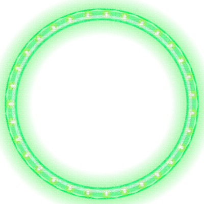 green lights frame circle christmas - zadarmo png