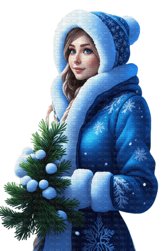 loly33 femme hiver - zadarmo png