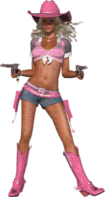 Kaz_Creations Poser Dolls Cowgirl - kostenlos png