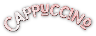 soave text cappuccino pink coffee - png gratis