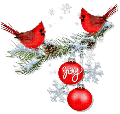 Winter.Christmas.Cluster.Red - PNG gratuit