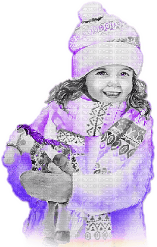 soave children girl vintage winter christmas - bezmaksas png