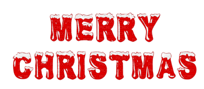 Merry Christmas text - безплатен png