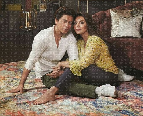 Ehepaar Khan Gauri und Shahrukh - бесплатно png