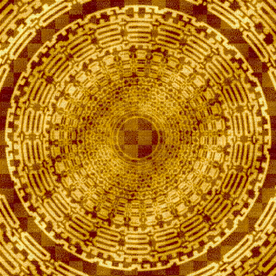 Mandala sepia  background gif - Gratis geanimeerde GIF