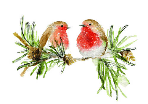 kikkapink christmas deco bird birds - PNG gratuit