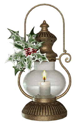 dekoracija Božić lampa svjetiljka - png gratis