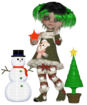 Kaz_Creations Dolls Christmas - 無料png