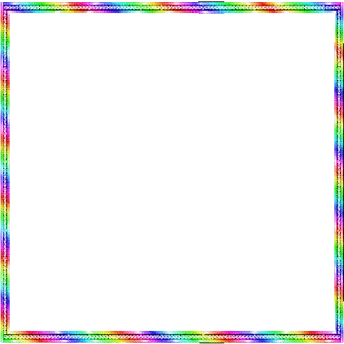 Animated.Frame.Rainbow - KittyKatLuv65 - Gratis animerad GIF