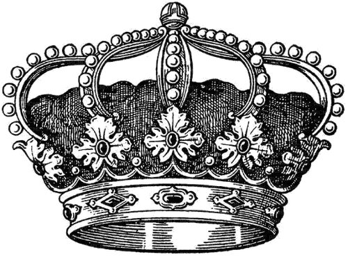 vintage crown - PNG gratuit