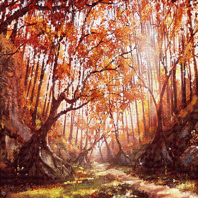 background animated forest kikkapink - Besplatni animirani GIF