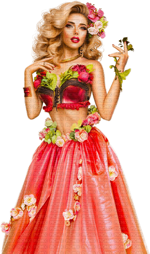 Y.A.M._Spring Summer woman girl - zdarma png