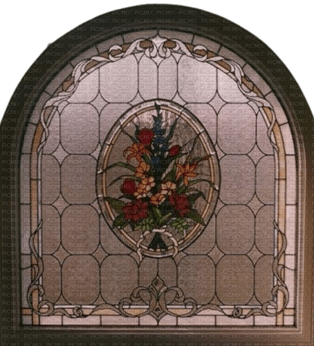 stained glass window - PNG gratuit