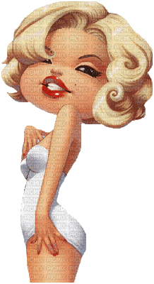 Marilyn Monroe bp - Δωρεάν κινούμενο GIF
