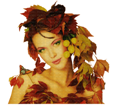 woman autumn bp - 免费PNG