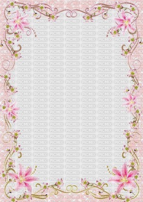 Floral frame - 無料png