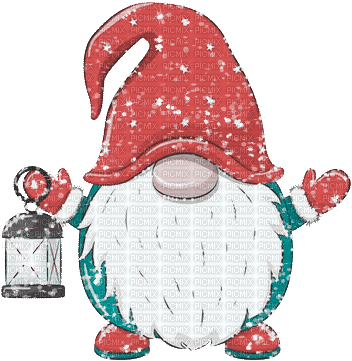 soave christmas winter animated deco gnome - Безплатен анимиран GIF