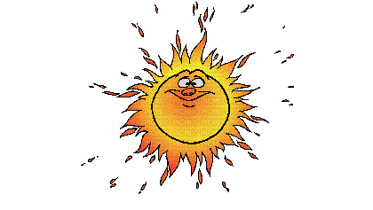Солнце - Бесплатный анимированный гифка