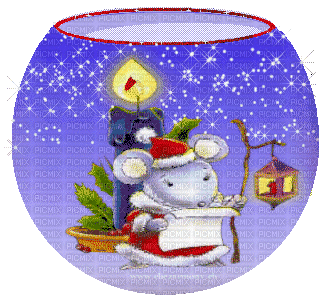 Kerst lamp - Free animated GIF