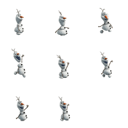 olaf wave - Free PNG