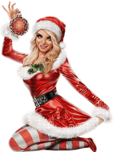 christmas  woman  by nataliplus - bezmaksas png