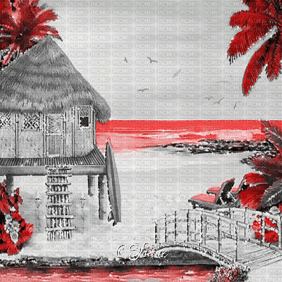 soave background animated summer tropical beach - Ilmainen animoitu GIF