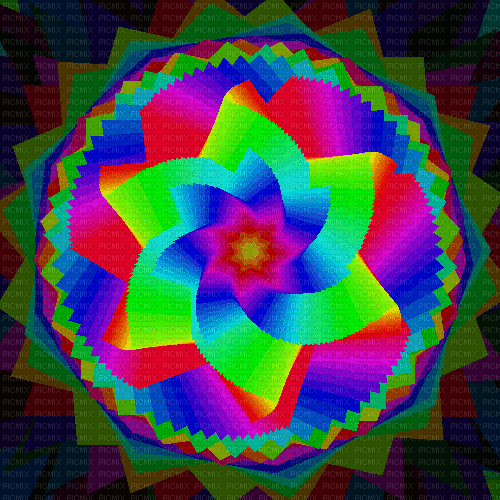 fractal fractale fraktal abstrakt fond - Gratis animeret GIF