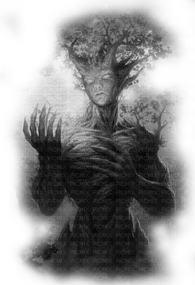 Y.A.M._Fantasy tree-monster - gratis png