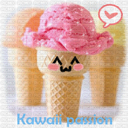 glace kawaii - Darmowy animowany GIF