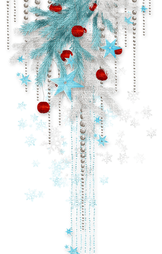 decorazione natalizia con palline 2 - gratis png