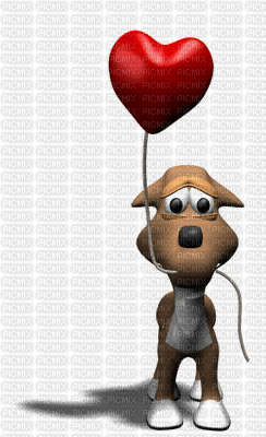 ballon hond - Gratis animeret GIF