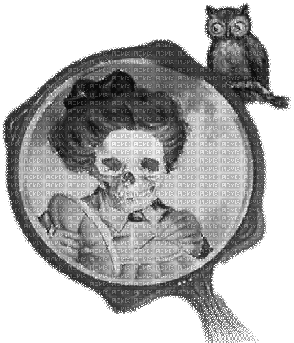 Scary Halloween Mirror - 無料のアニメーション GIF