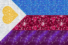 New polyamory Pride flag glitter - GIF เคลื่อนไหวฟรี