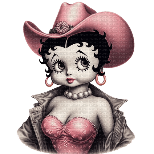 ♡§m3§♡ pink cowgirl betty image cartoon - gratis png