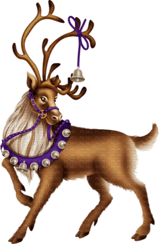 christmas deer by nataliplus - бесплатно png