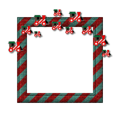 Small Green/Red Frame - gratis png