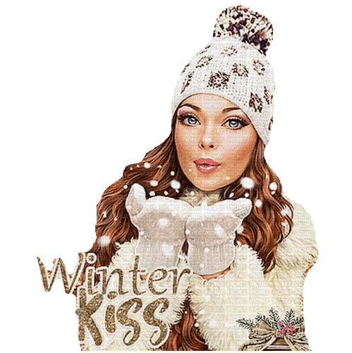 winter woman milla1959 - Ücretsiz animasyonlu GIF