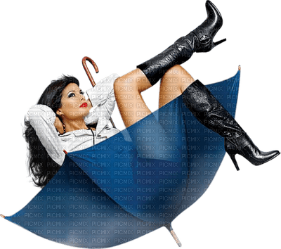 mujer con paraguas by EstrellaCristal - фрее пнг
