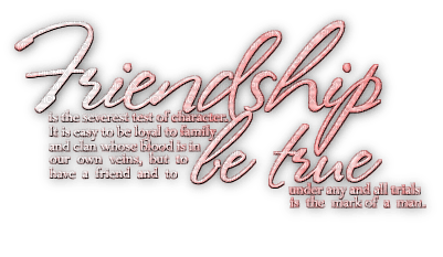 soave text friends friendship pink - PNG gratuit