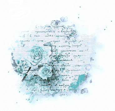 roses background blue transparent - 免费PNG