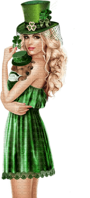 St. Patrick woman - besplatni png