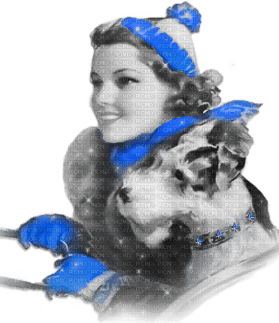 soave woman vintage winter christmas dog animals - bezmaksas png