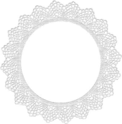 frame-rund-spets-lace-vit - δωρεάν png