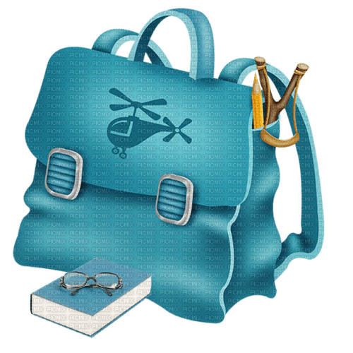 School. School bag. Leila - png gratis