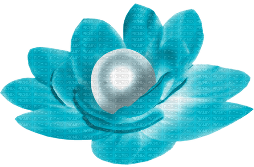 Flower.Pearl.Blue.White - Free PNG
