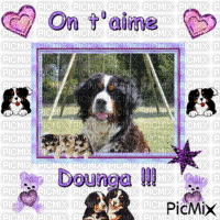 On t'aime Dounga ! - Free animated GIF