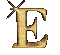 Kaz_Creations Alphabets Glitter Sparkle Letter E - Darmowy animowany GIF